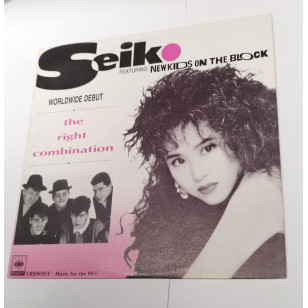 Seiko Matsuda 松田聖子 The Right Combination 1990 Hong Kong Promo 12" Single Vinyl LP ( Featuring  Donnie Wahlberg, New Kids On The Block ) ***READY TO SHIP from Hong Kong***